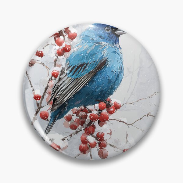 Item preview, Snowflake Serenade with Azure Perch designed and sold by Venon28.