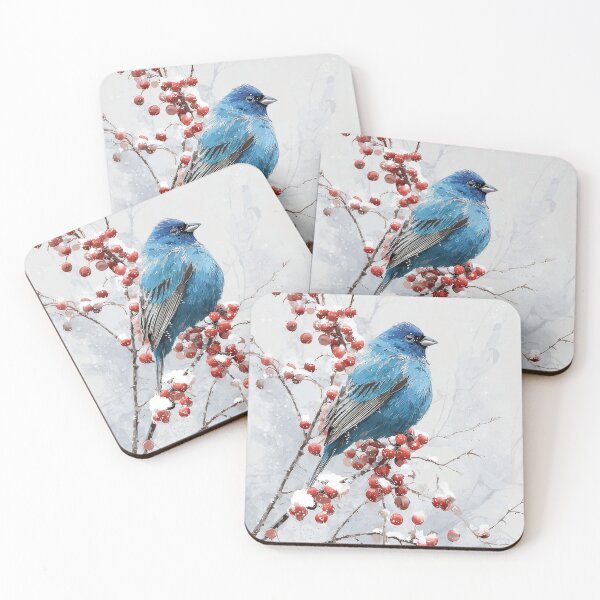 Item preview, Snowflake Serenade with Azure Perch designed and sold by Venon28.