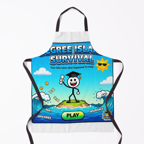Item preview, Degree Island Survival Flash Game Parody designed and sold by PictorialWhimsy.