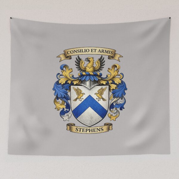 Item preview, The Stephens Family Coat of Arms designed and sold by BagTown Clans.