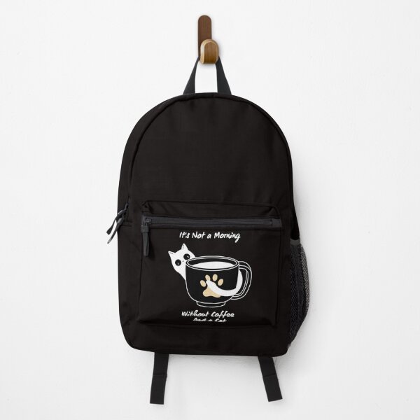 Item preview, It's Not a Morning Without Coffee And a Cat. designed and sold by Dinasshop.
