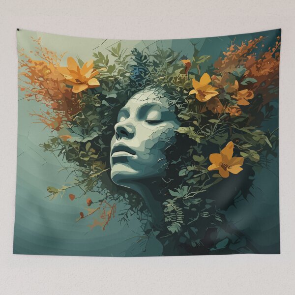 Item preview, Hesperia (Human Nature No. 9) - Figurative Biophilic Vector Art designed and sold by Danford Biophilic.