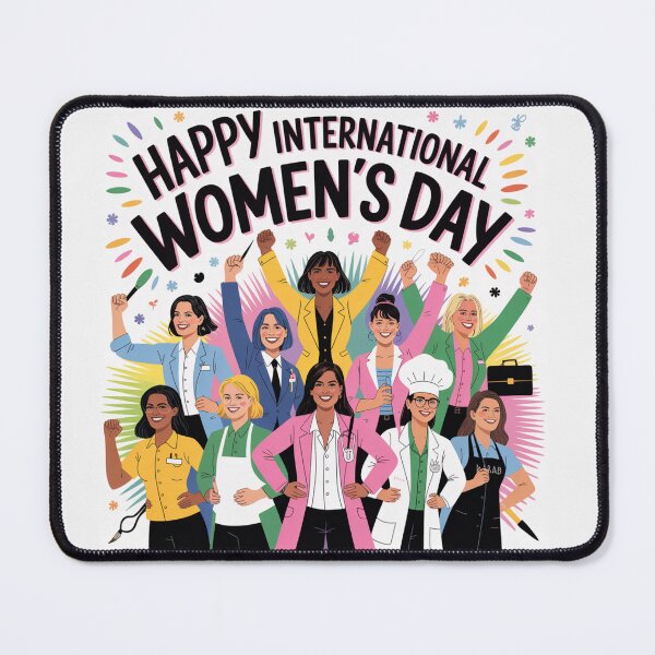 Item preview, Happy International Women's Day Diverse Empowered Women – Fist Raised Celebration designed and sold by Midnight Veil Designs.