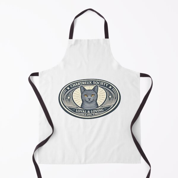 Item preview, Vintage Chartreux Cat Society Emblem Art designed and sold by postmarkpaw.