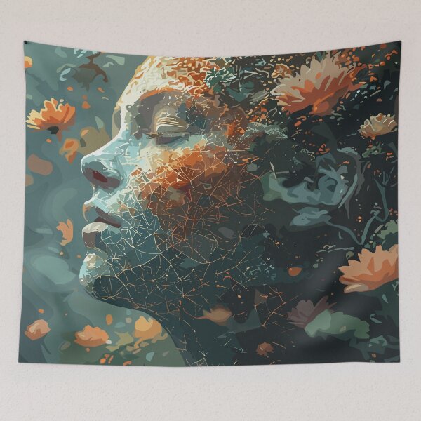 Item preview, Hesperia 2nd  (Human Nature No. 10) - Figurative Biophilic Vector Art designed and sold by Danford Biophilic.