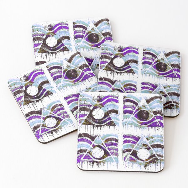 Item preview, all seeing flow blend opp colorful geometric design designed and sold by SmashingDeals.