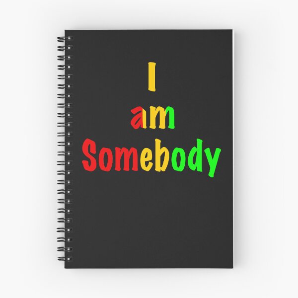 Item preview, I Am Somebody Pan-African Colors Typography Art designed and sold by Artonmytee.