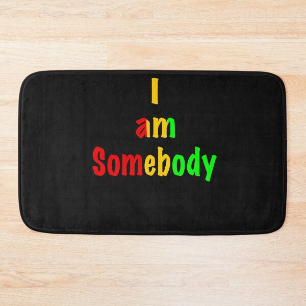 Item preview, I Am Somebody Pan-African Colors Typography Art designed and sold by Artonmytee.