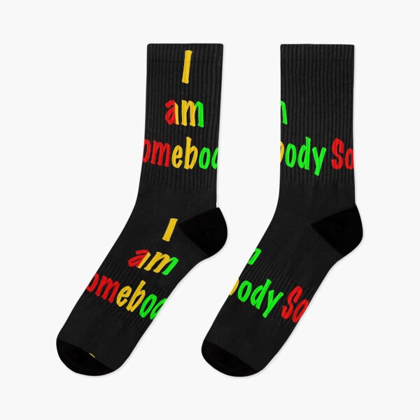 Item preview, I Am Somebody Pan-African Colors Typography Art designed and sold by Artonmytee.