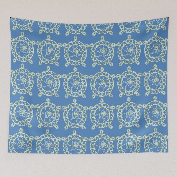 Item preview, Shell of Nine Turtle - Blue/Yellow - Medium designed and sold by SurfaceLab.