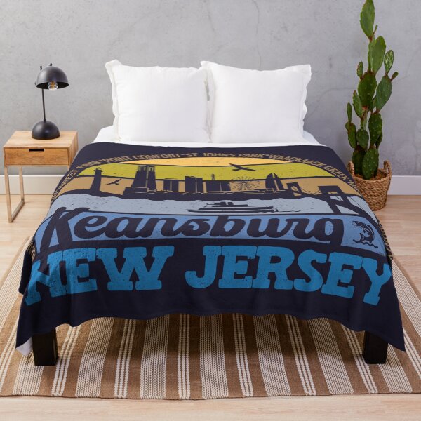 Item preview, Keansburg New Jersey Sunset Retro Vintage Local Pride Logo designed and sold by CRHPOD20.