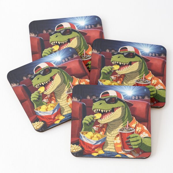 Item preview, Cool Dinosaur at the Movies designed and sold by Green Sama.