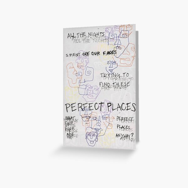 perfect places Greeting Card