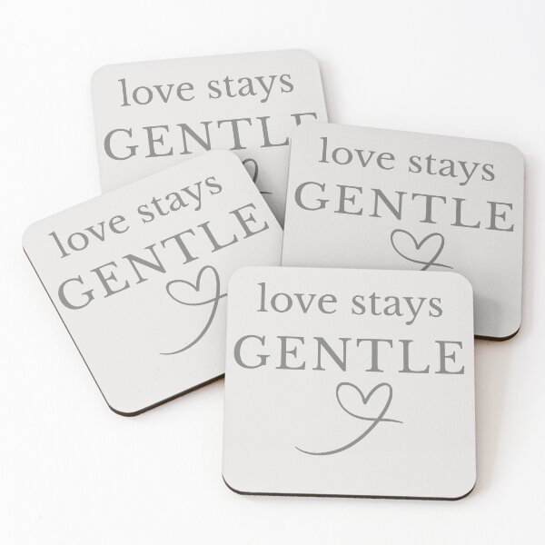 Item preview, Love Stays Gentle Minimalist Typography designed and sold by Minimalist Typography.