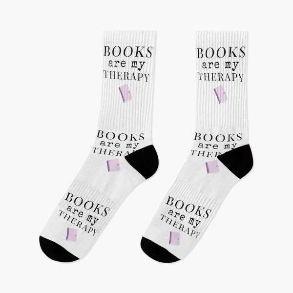 Item preview, Books Are My Therapy Book Lover Gift Sticker designed and sold by ade-datt.