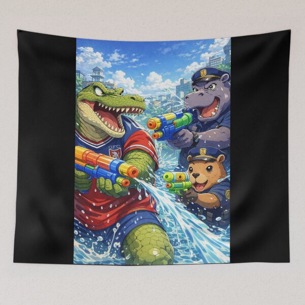 Item preview, Epic Crocodile Water Gun Battle designed and sold by Green Sama.