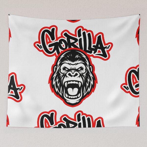 Item preview, Gorilla Flat Tri-Color Graphic By : WachiraX designed and sold by WachiraX.