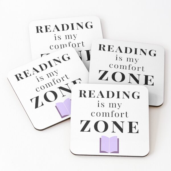 Item preview, Reading Is My Comfort Zone Book Lover Gift Sticker designed and sold by ade-datt.