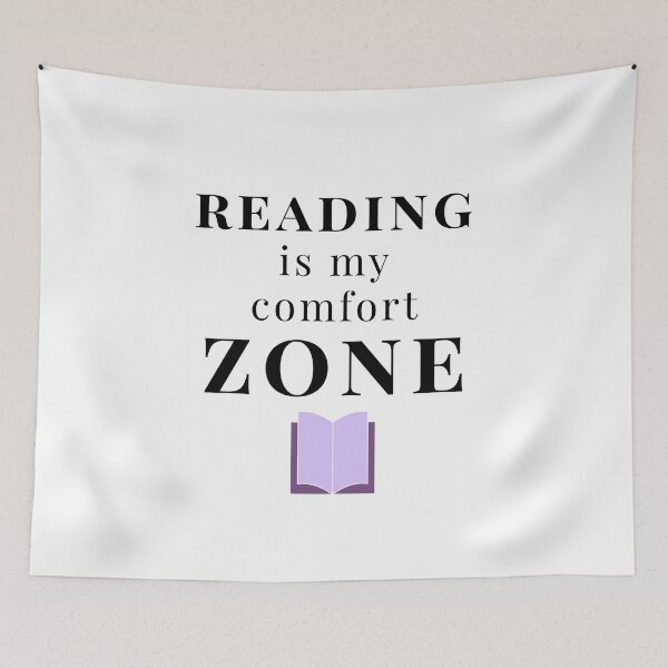 Item preview, Reading Is My Comfort Zone Book Lover Gift Sticker designed and sold by ade-datt.