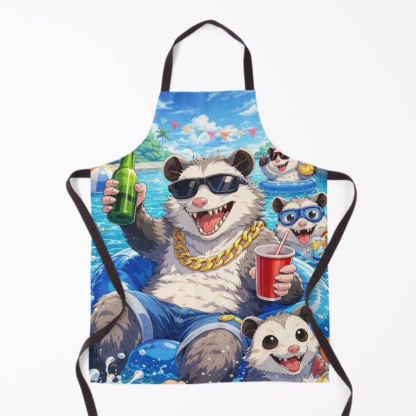 Item preview, Party Raccoon Summer Vibes designed and sold by Green Sama.