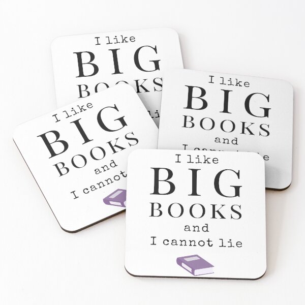 Item preview, I Like Big Books And I Cannot Lie Book Lover Gift Sticker designed and sold by ade-datt.