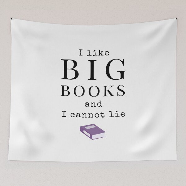Item preview, I Like Big Books And I Cannot Lie Book Lover Gift Sticker designed and sold by ade-datt.