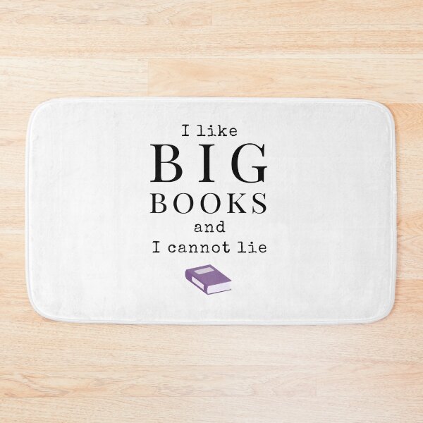 Item preview, I Like Big Books And I Cannot Lie Book Lover Gift Sticker designed and sold by ade-datt.