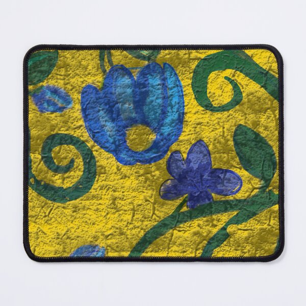 Item preview, Floral Pattern, drawn digitally, blue yellow green pretty designed and sold by JessHasNoFilter.