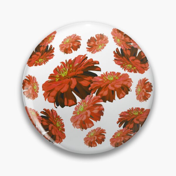 Item preview, Orange mums, orange floral pattern , orange  flowers pattern , daisies, zinnia, cosmos  designed and sold by hollycooper.