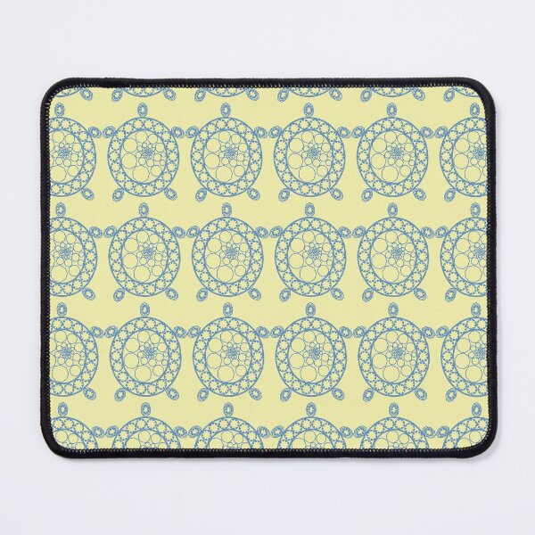 Item preview, Shell of Nine Turtle - Blue on Yellow - Medium designed and sold by SurfaceLab.