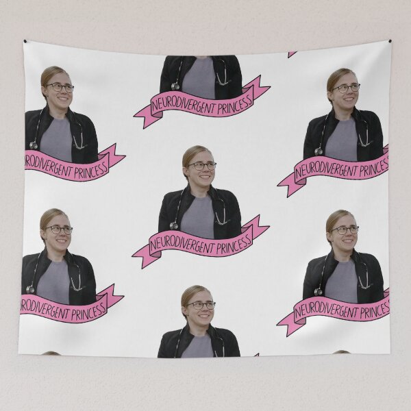 Item preview, Mel King Neurodivergent Princess  designed and sold by vandaziba.