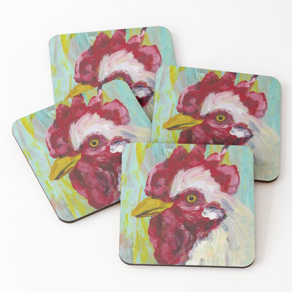 Item preview, Portrait of a rooster designed and sold by evelyn-at-work.
