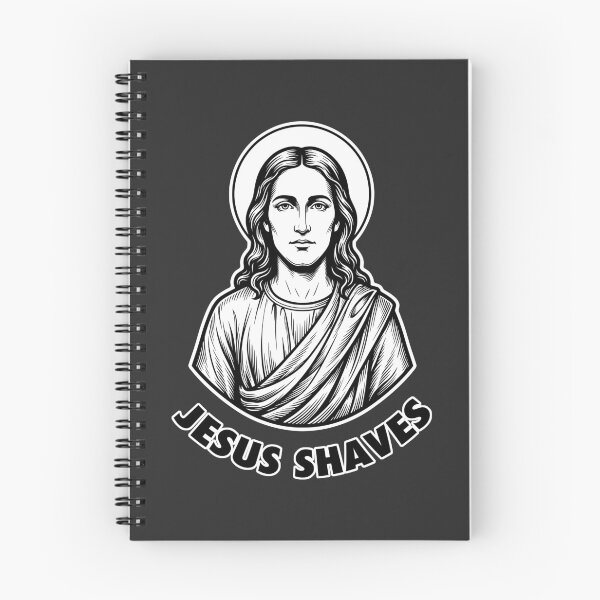 Item preview, Jesus Shaves Funny Grooming Barber Satire designed and sold by WAMTEES.
