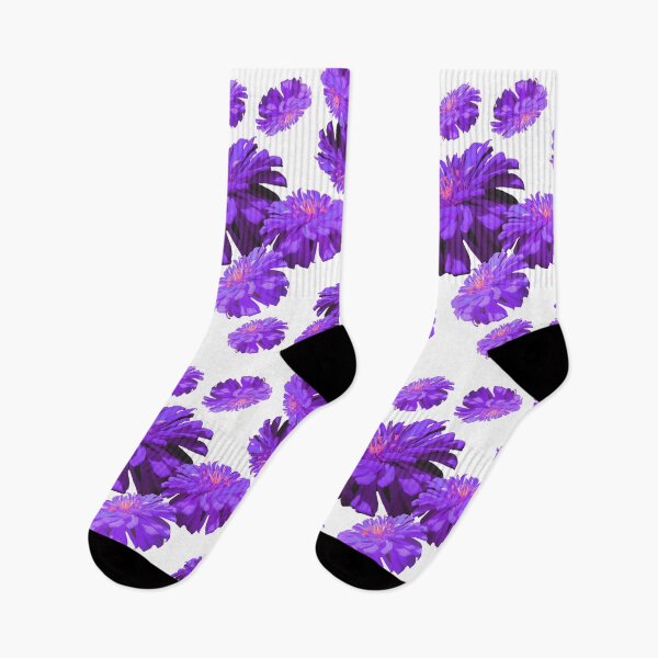 Item preview, Purple  mums, purple chrysanthemums, floral pattern , purple flowers pattern , daisies, zinnia, cosmos  designed and sold by hollycooper.