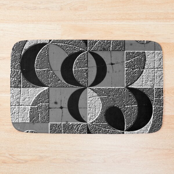 Item preview, numbers dark age black and white geometric abstract design designed and sold by SmashingDeals.
