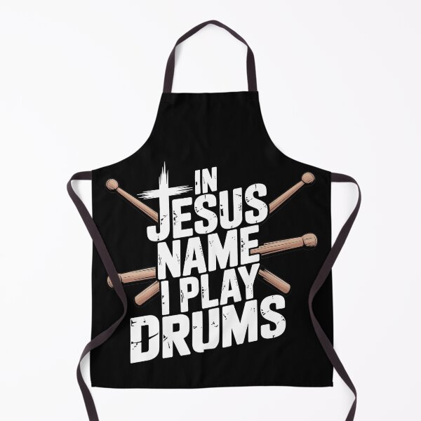 Item preview, In Jesus Name I Play Drums designed and sold by Jacky-Design.