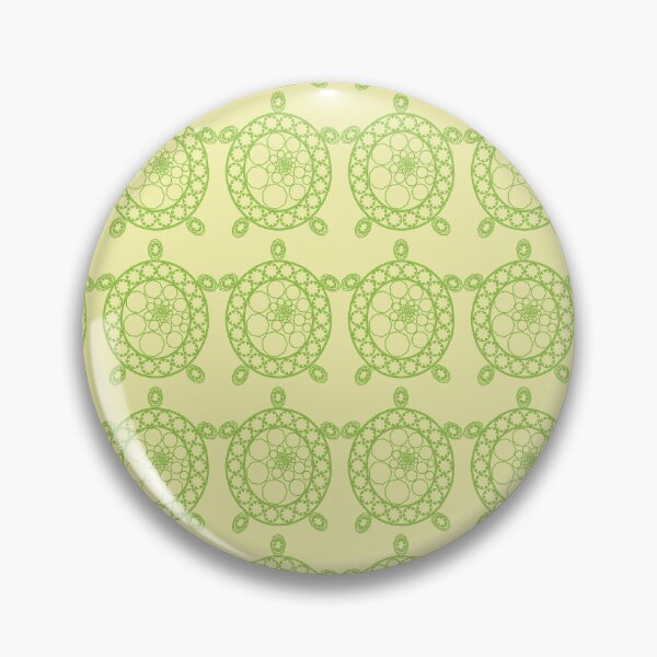 Item preview, Shell of Nine Turtle - Green on Yellow - Medium designed and sold by SurfaceLab.