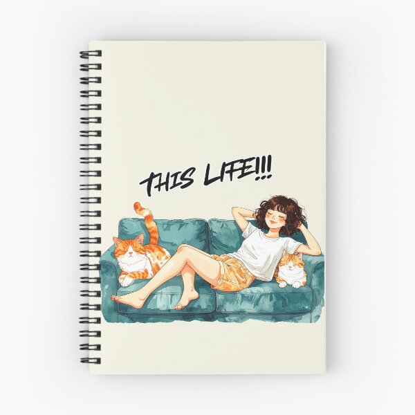 Item preview, This life, single with cats designed and sold by LiskoDesign.