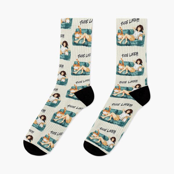 Item preview, This life, single with cats designed and sold by LiskoDesign.