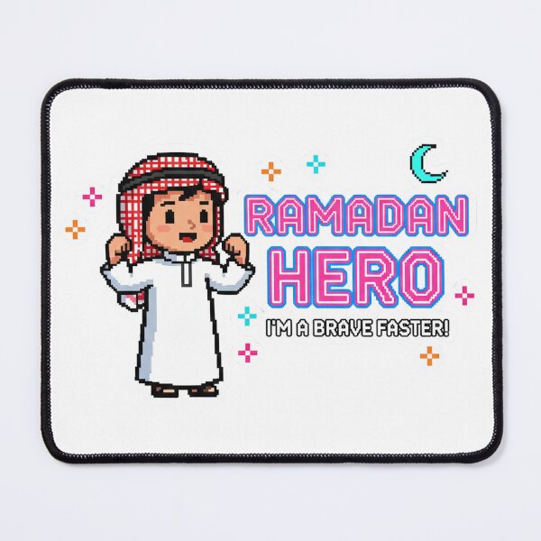 Item preview, Cute Pixel Art Ramadan Hero Boy - Brave Faster Sticker & Kids T-Shirt designed and sold by RonyMady.