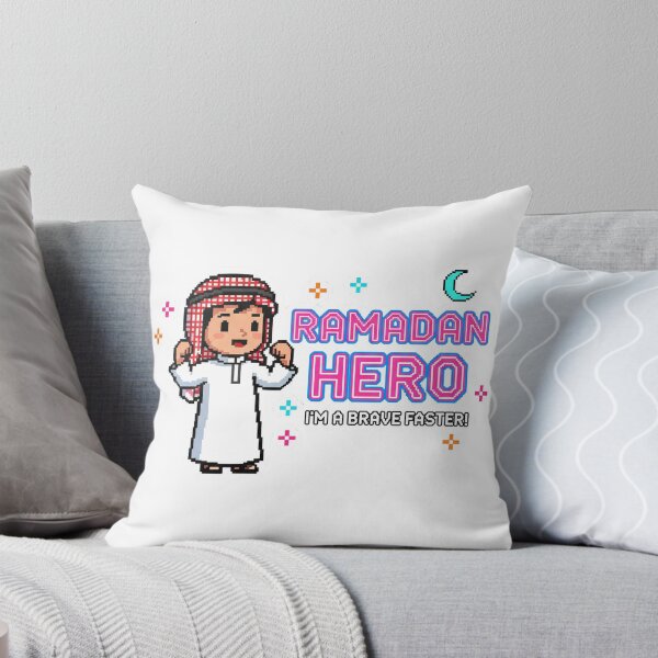 Item preview, Cute Pixel Art Ramadan Hero Boy - Brave Faster Sticker & Kids T-Shirt designed and sold by RonyMady.