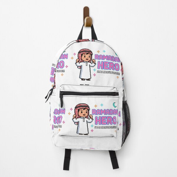 Item preview, Cute Pixel Art Ramadan Hero Boy - Brave Faster Sticker & Kids T-Shirt designed and sold by RonyMady.