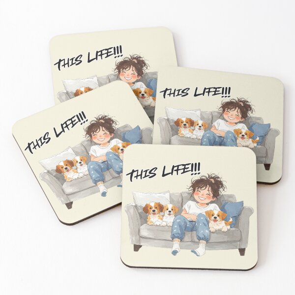 Item preview, This life, single with dogs designed and sold by LiskoDesign.