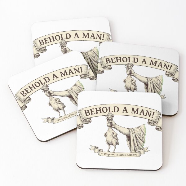 Item preview, Diogenes Behold A Man Plucked Chicken Philosophy Meme designed and sold by CICERO'S BURNER ACCOUNT.