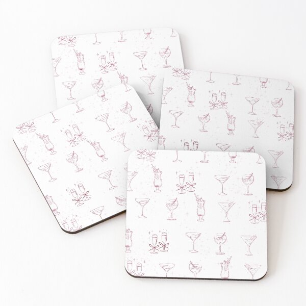 Item preview, Pink Cocktail Party Pattern designed and sold by ayylucyy.