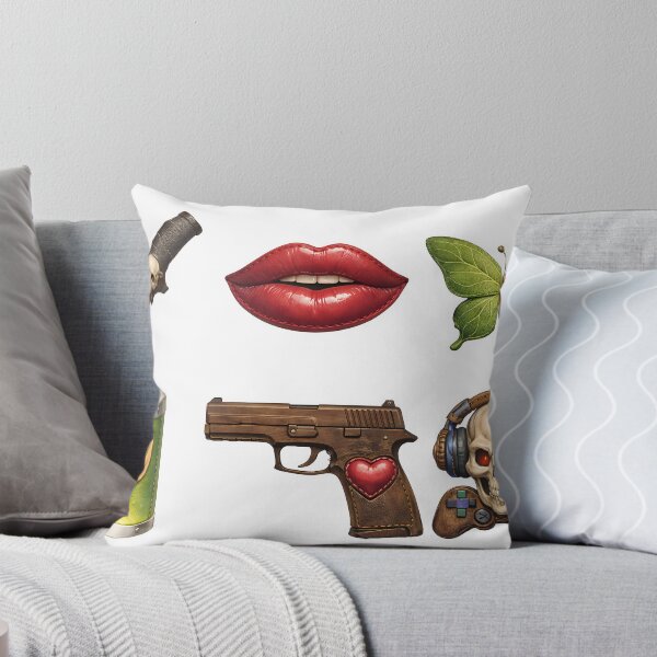 Item preview, Vibrant eclectic mix of symbolic objects and icons designed and sold by Creative88Art.