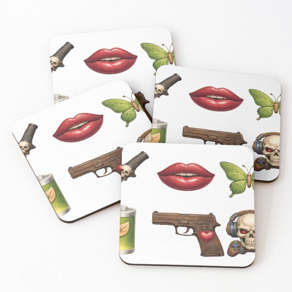 Item preview, Vibrant eclectic mix of symbolic objects and icons designed and sold by Creative88Art.