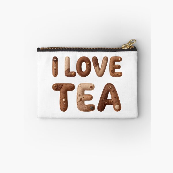 Item preview, I LOVE TEA - IN FAUX LETTERING designed and sold by AlexOBrienArt.