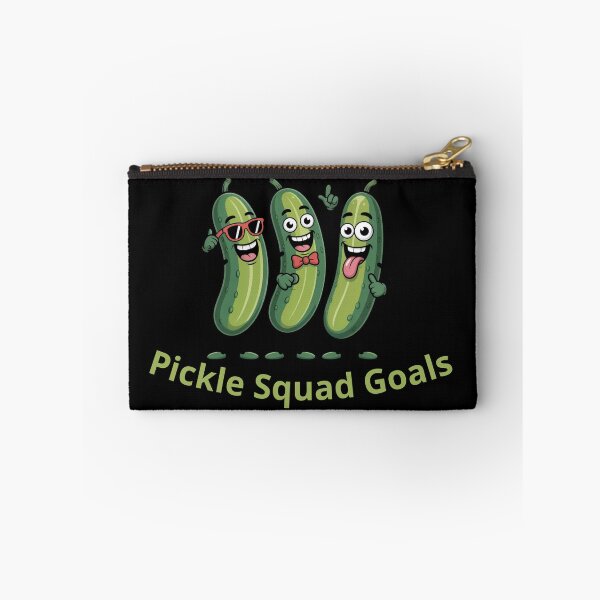 Item preview, Pickle Squad Goals – Funny Cute Pickle Friends Cartoon designed and sold by HubCreates.