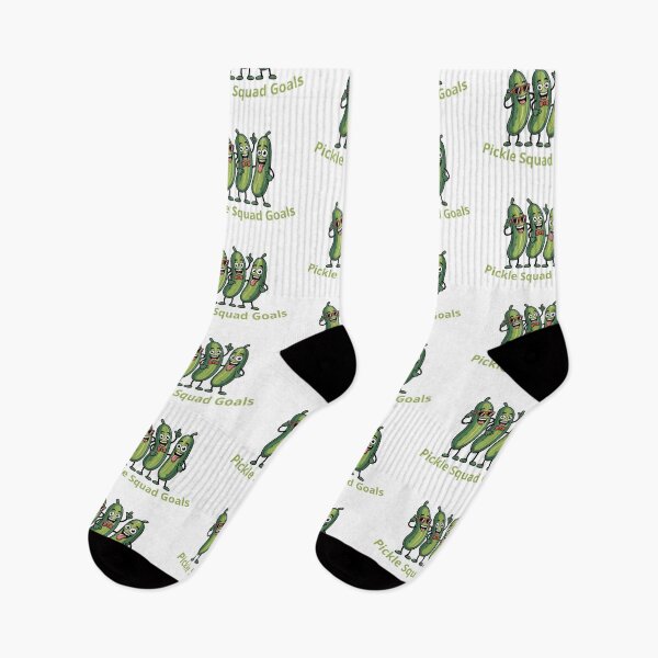Item preview, Pickle Squad Goals – Funny Cute Pickle Friends Cartoon designed and sold by HubCreates.